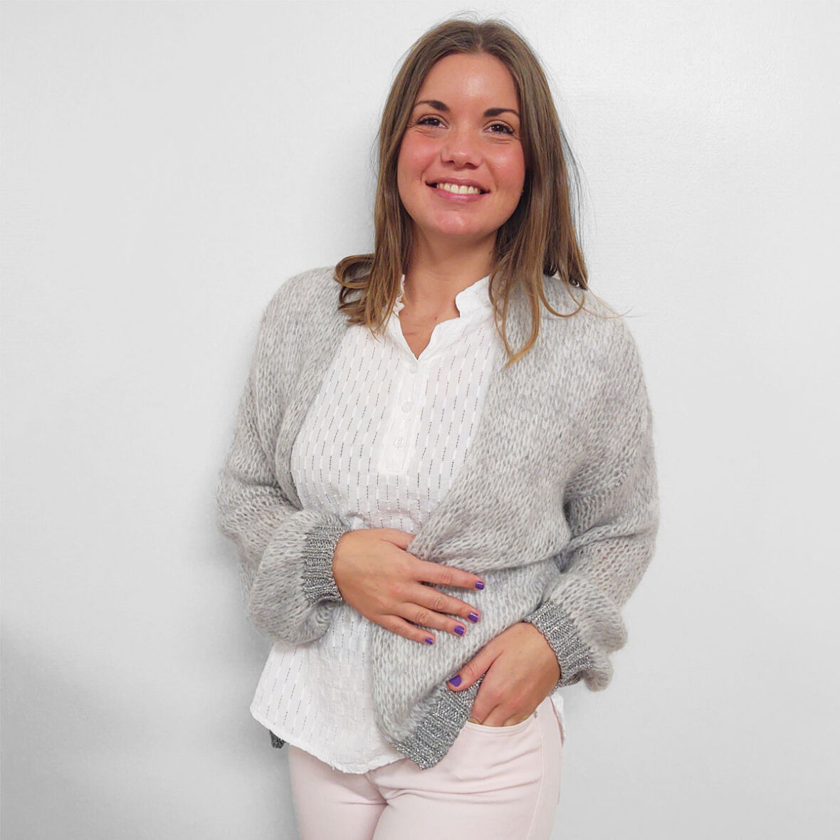 plus size ivory cardigan