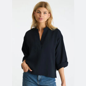 Neo Noir Luma Crepe Bluse 