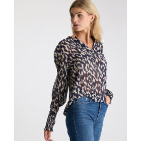 Neo Noir landa distressed Bluse 