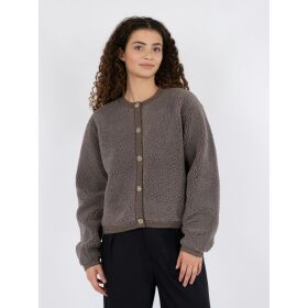 Neo Noir Limo Fluffy Cardigan