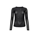 Black Colour - Black Colour Jennie Mesh Bluse