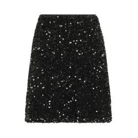 Neo Noir Miva Velvet Sequins Nederdel