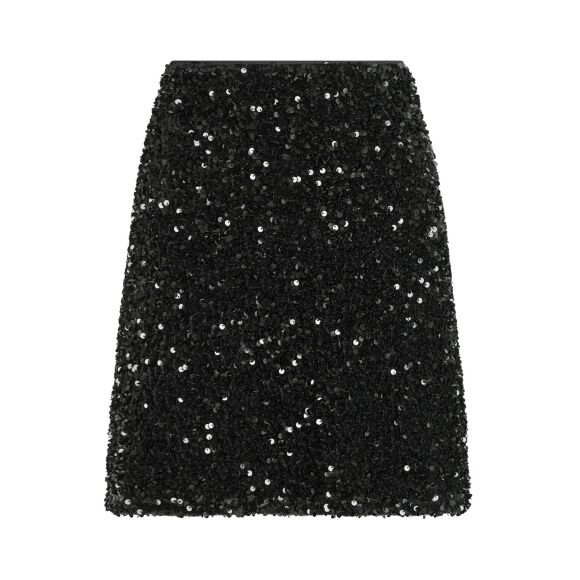 Neo Noir - Neo Noir Miva Velvet Sequins Nederdel