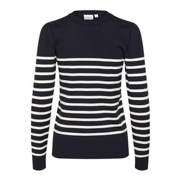 Saint Tropez  - Saint Tropez MilaSZ LS Striped Pullover