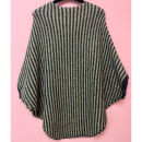 Black Colour - Black Colour BCPella Stripe Poncho Strik