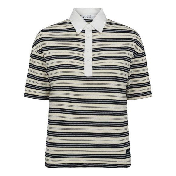 Haute L´amitié - Haute L'amitie Stripe SS Polo